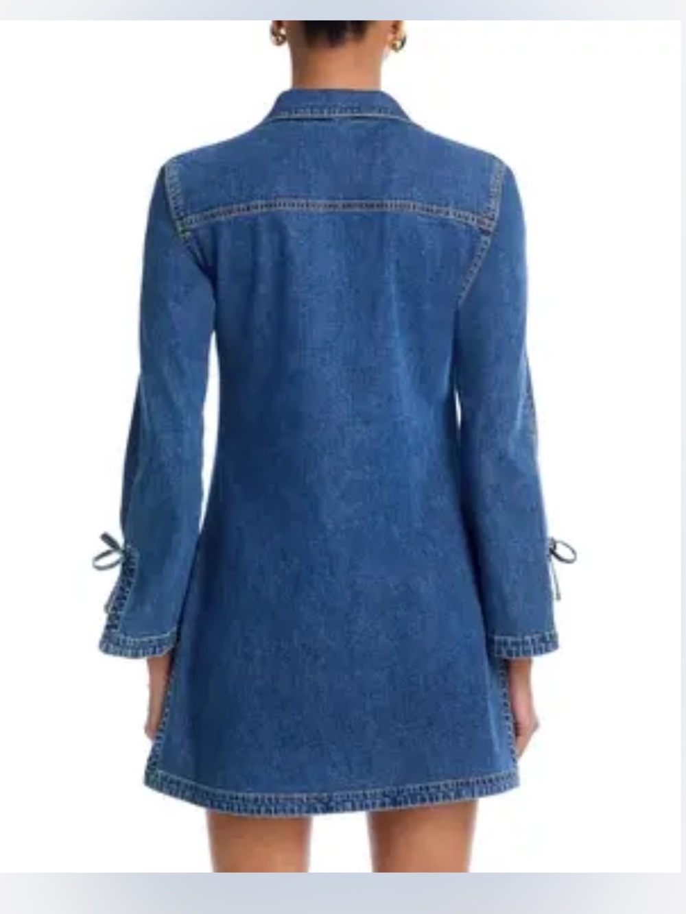 Cinq a Sept Ruisseau Denim Dress. - Picture 2 of 8